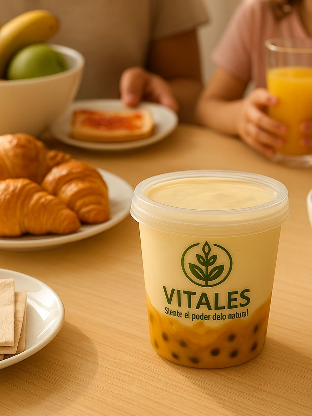 Yogurt griego artesanal con frutos amarillos | Natural, sin conservantes y sin colorantes |  1050g (Familiar) --Con INVIMA 2