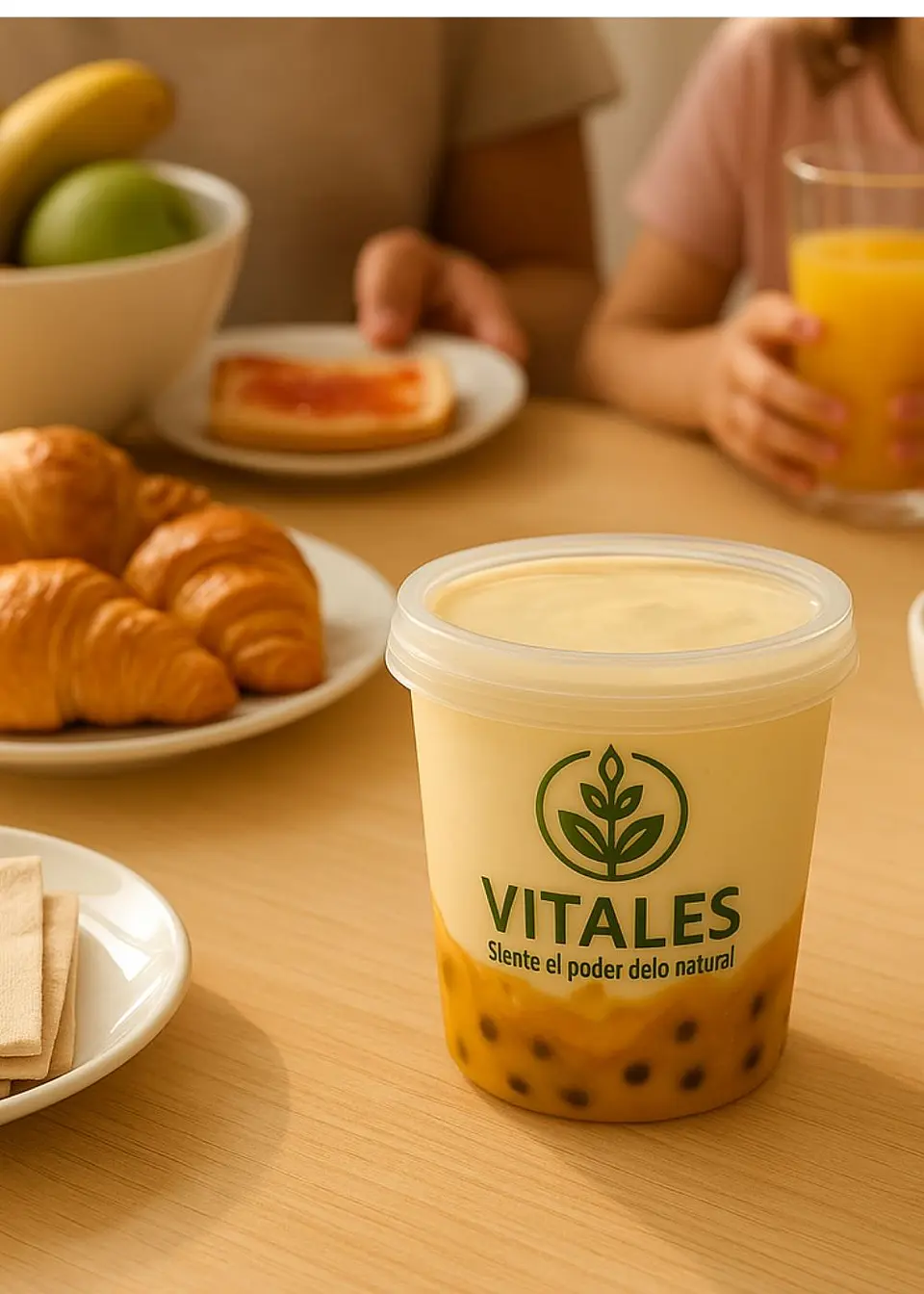 Yogurt griego artesanal con frutos amarillos | Natural, sin conservantes y sin colorantes |  1050g (Familiar) --Con INVIMA 2