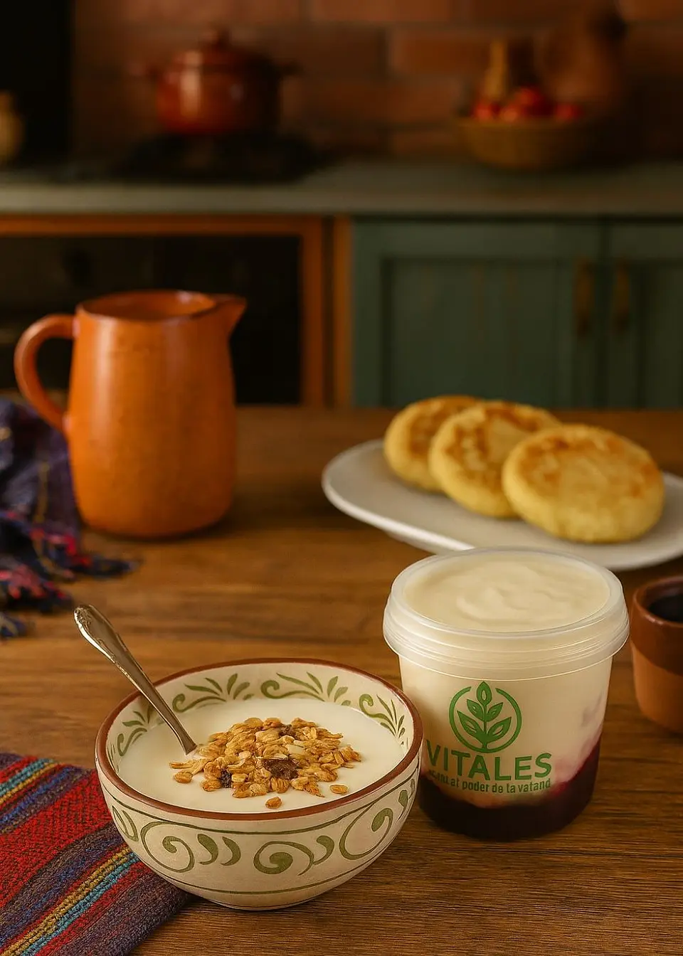 Yogurt griego artesanal con frutos rojos | Natural, sin conservantes y sin colorantes | 330g (personal) --Con INVIMA 2