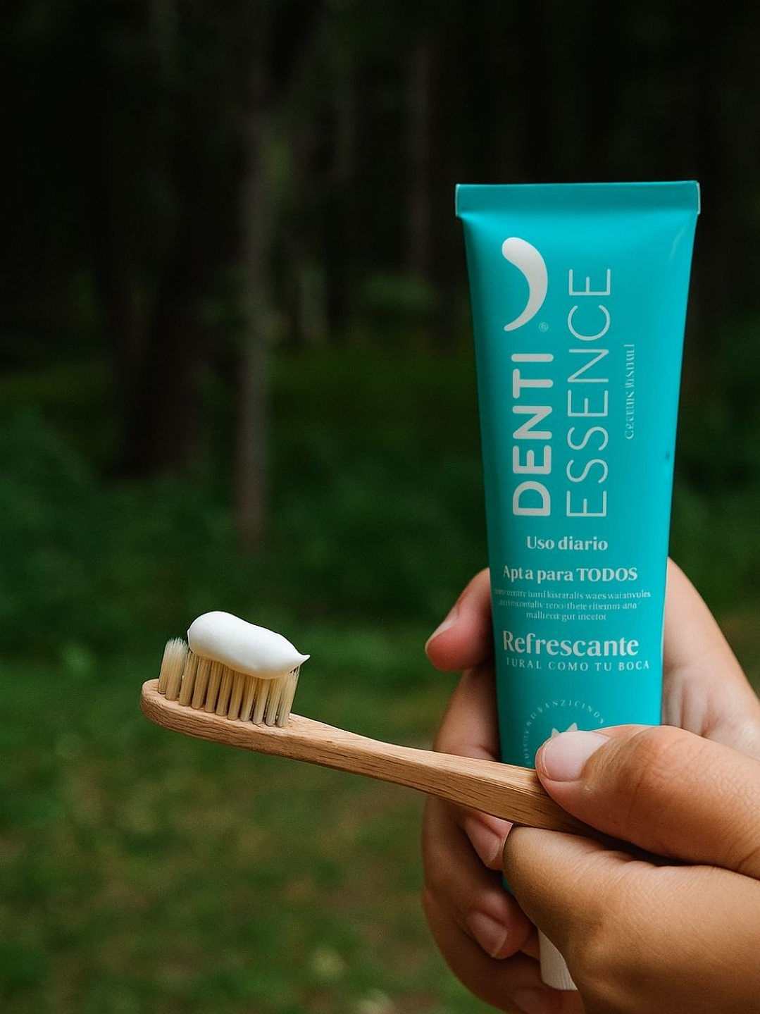 Crema Dental Natural sin Flúor 90g | Denti Essence – Sonrisa Sana y Refrescante con Extractos Botánicos 2