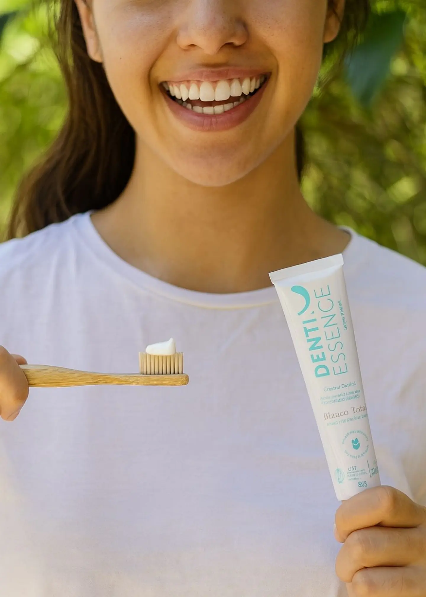 Crema Dental Natural Blanqueadora sin Flúor, parabenos, sulfatos y sabores artificiales 90g  | Blanco Total – Sonrisa Brillante y Natural 2