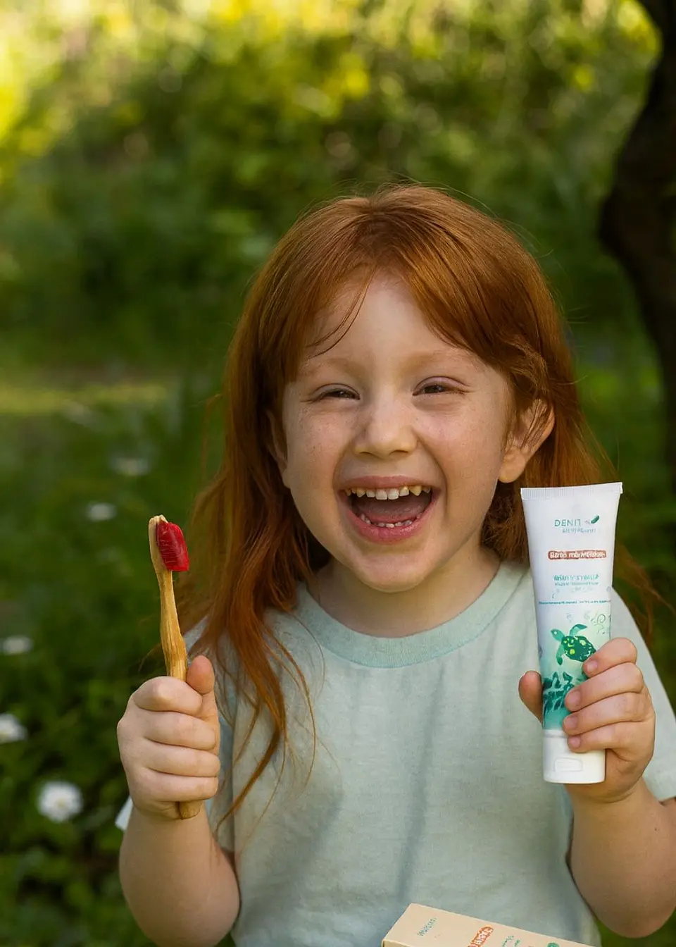 Crema Dental Natural para Niños 80g sabor natural frutos rojos – Sin Flúor, Sin Sulfatos, Sin Sabores Artificiales 2