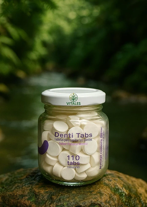 Crema Dental en 110 Pastillas sin Flúor | Limpieza Natural y Ecológica con Xilitol, Zinc y Aceites Esenciales – 110 unidades