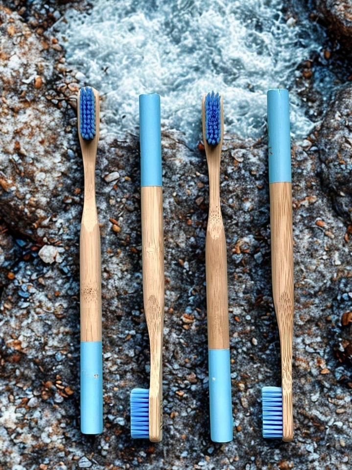 Cepillo Dental de Bambú Redondo Intercambiable + 1 repuesto  – Limpieza consciente, sonrisa natural 3