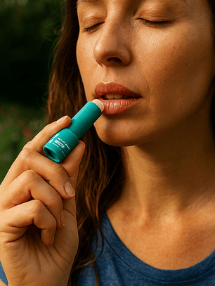 Bálsamo Labial Natural, Vegano, Biodegradable de Menta Transparente 9g – Frescura que cuida tus labios y el planeta
