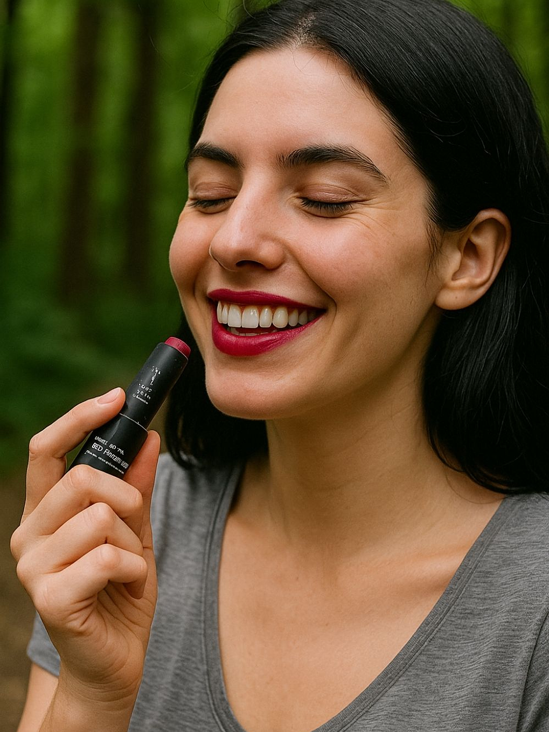 Bálsamo Labial con Color Frambuesa 9g – 100% Natural, Vegano y Biodegradable 2