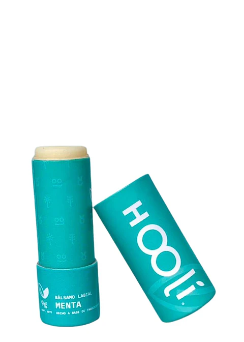 Bálsamo Labial Natural, Vegano, Biodegradable de Menta Transparente 9g – Frescura que cuida tus labios y el planeta