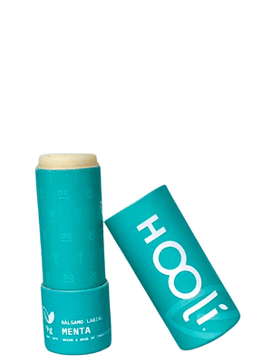 Bálsamo Labial Natural, Vegano, Biodegradable de Menta Transparente 9g – Frescura que cuida tus labios y el planeta