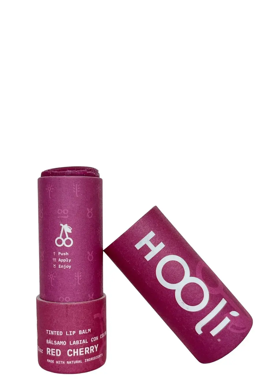 Bálsamo Labial con Color Cereza 9g – 100% Natural, Vegano y Biodegradable 1