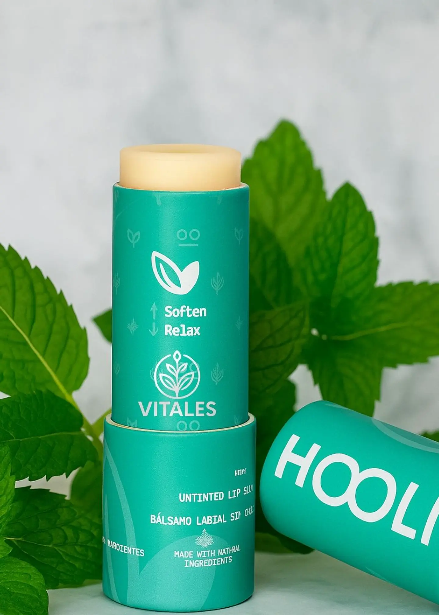 Bálsamo Labial Natural, Vegano, Biodegradable de Menta Transparente 9g – Frescura que cuida tus labios y el planeta 3