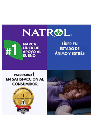 Melatonina Natrol Sleep 5 mg en Gomitas – 180 gomitas | Sueño profundo, natural y reparador | Colombia