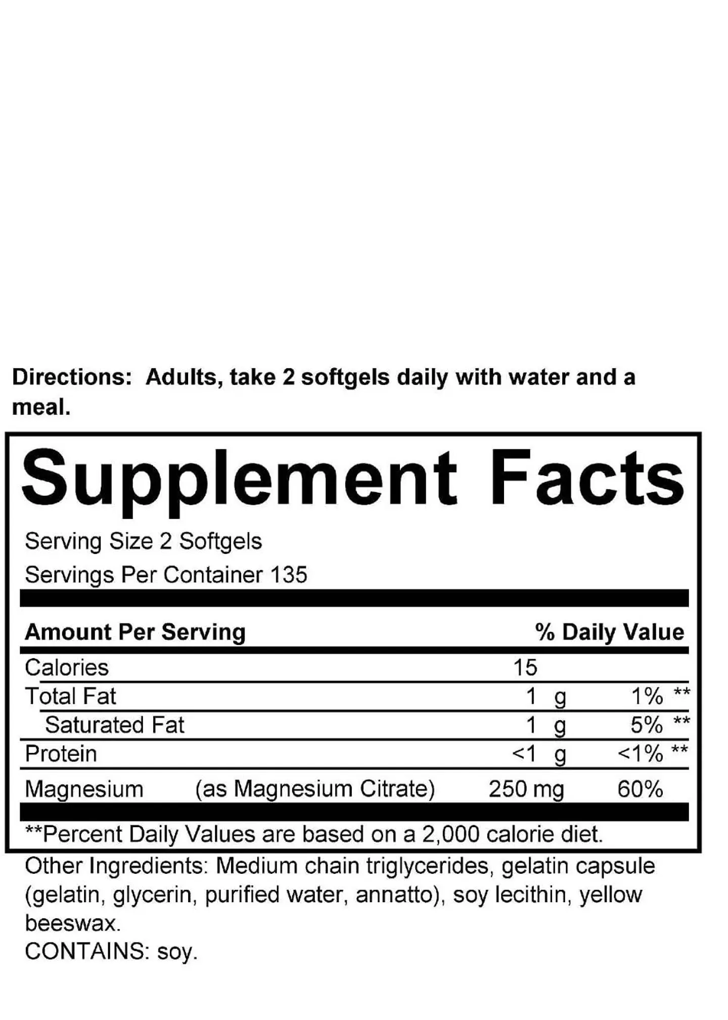 Kirkland Signature Citrato de Magnesio 250 mg (270 softgels) – Apoyo para Músculos, Nervios, Huesos y Corazón| Colombia 3
