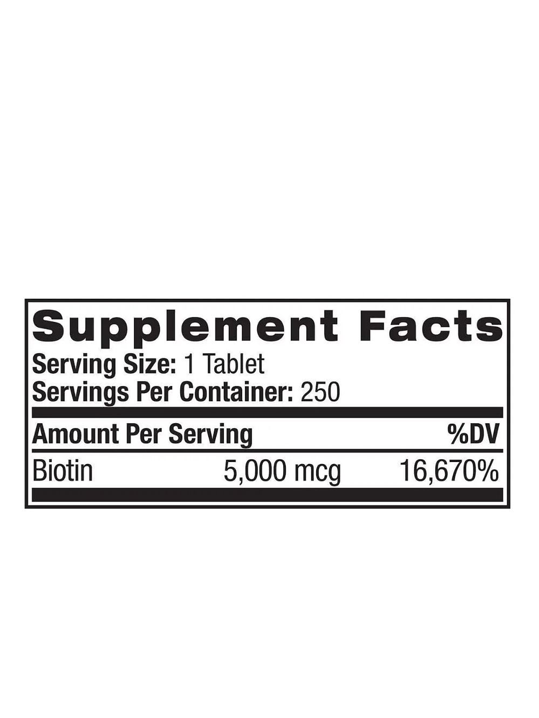 Biotina Natrol 5.000 mcg Fast Dissolve – 250 tabletas | Cabello, Piel y Uñas | Alta absorción y delicioso sabor | Colombia 3