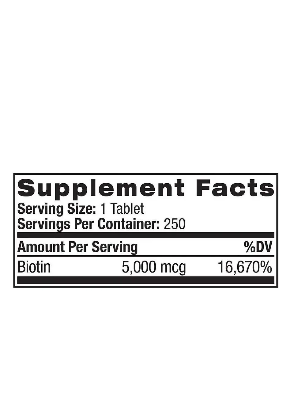 Biotina Natrol 5.000 mcg Fast Dissolve – 250 tabletas | Cabello, Piel y Uñas | Alta absorción y delicioso sabor | Colombia 3