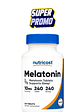 Nutricost Melatonina 10 mg – 240 Tabletas | Sueño Profundo y Descanso Natural | Sin OMG – Sin Gluten – Alta Potencia | Colombia - Miniatura 1