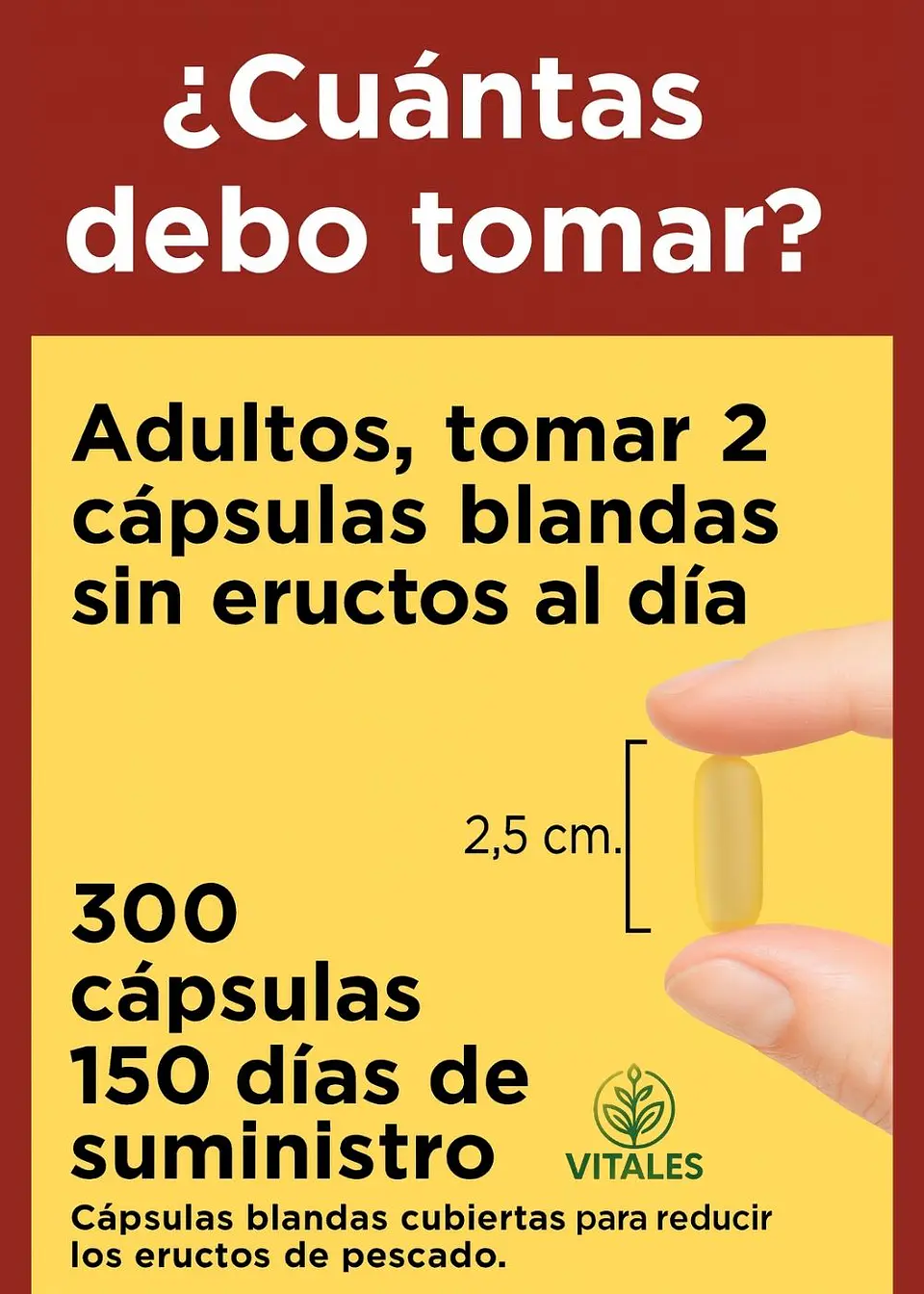 Nature Made Aceite de Pescado 1200 mg Sin Eructos – 300 Cápsulas Blandas | Omega-3 EPA & DHA para Salud del Corazón y Cerebro | Colombia 3