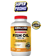 Omega-3 Kirkland Signature 1000 mg – 400 Cápsulas | Salud del corazón, cerebro y articulaciones | Aceite de pescado purificado | Colombia - Miniatura 1