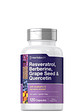Resveratrol Berberina Semilla de Uva y Quercetina Horbäach – 120 Cápsulas | Antioxidante Premium para Energía, Inmunidad y Salud Celular | Sin OMG y Sin Gluten | Colombia - Miniatura 1