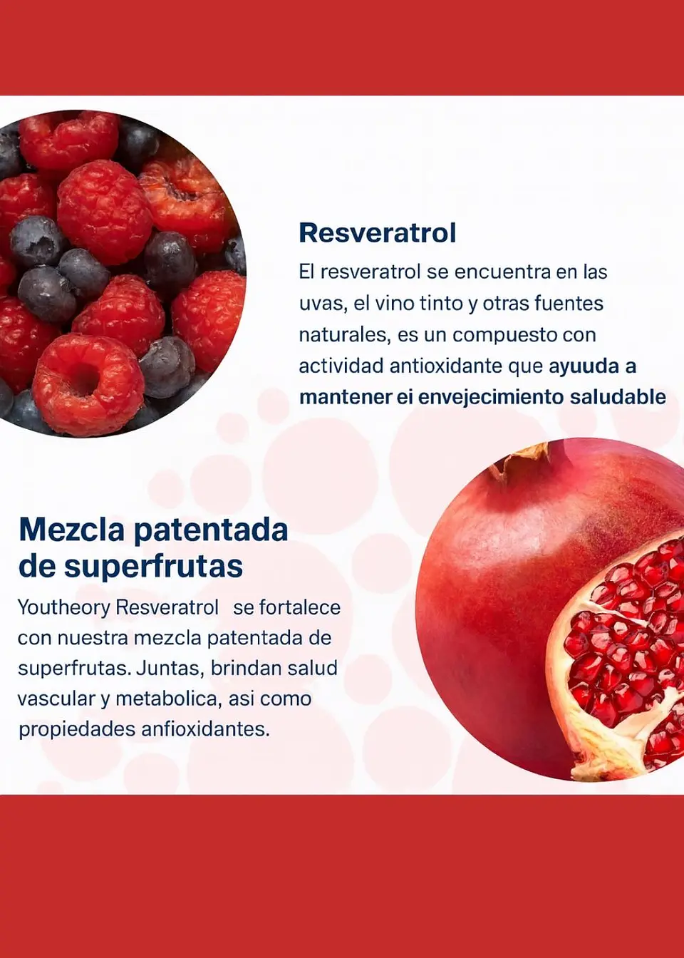 Youtheory Resveratrol con Acerola – 290 tabletas | Potente Antioxidante, Antienvejecimiento y Sistema Inmune | Colombia 2