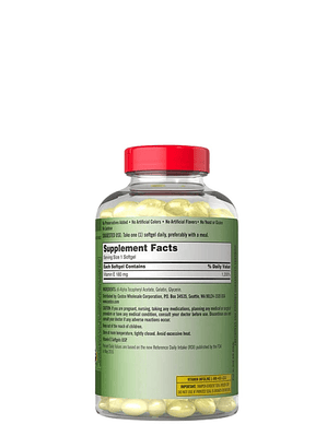 Vitamina E Kirkland 400 IU | 500 cápsulas blandas | Antioxidante premium para piel, corazón e inmunidad | Colombia