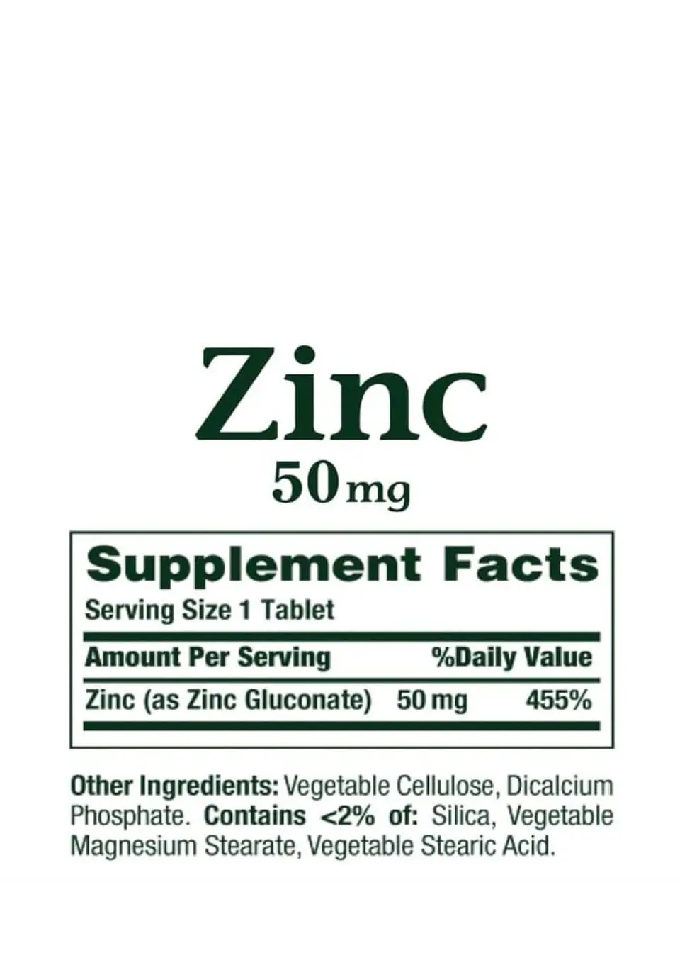 Nature’s Bounty Zinc 50 mg x 400 tabletas | Fortalece tus defensa | Colombia  3