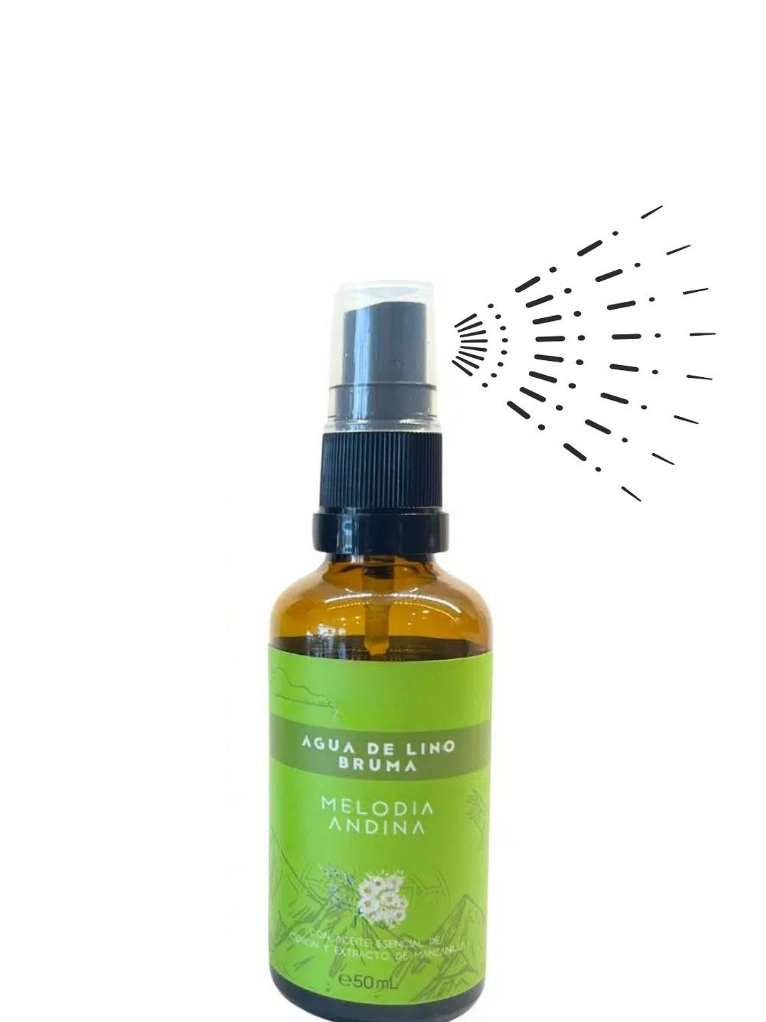 Bruma Aromatizante Natural Melodía Andina con Aceite Esencial de Cidrón y Manzanilla 50ml | Calma, Equilibrio y Bienestar Emocional |Colombia 1