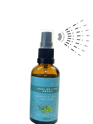 Bruma Aromatizante Natural Caricia del Nevado con Aceites Esenciales de Limón, Eucalipto y Tomillo 50ml | Frescura Energizante y Bienestar Emocional | Colombia