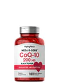 Coenzima CoQ-10 Piping Rock 200 mg 180 Cápsulas | Energía Celular y Salud Cardiovascular | Alta Potencia | Colombia - Miniatura 1