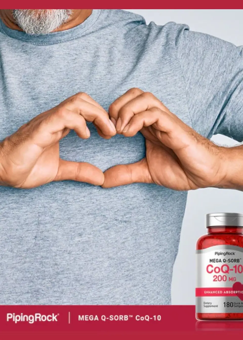 Coenzima CoQ-10 Piping Rock 200 mg 180 Cápsulas | Energía Celular y Salud Cardiovascular | Alta Potencia | Colombia 2