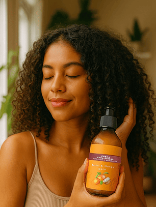 Crema para Peinar Natural con Buriti, Mango y Coco 180 ml | Acondiciona, Desenreda y Da Volumen | 98% Origen Natural | Libre de Fragancias Sintéticas | Colombia