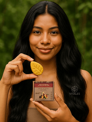 Tratamiento Capilar Sólido Hidratación y Nutrición con burití, açaí, arazá, mango, achiote y mango 50g | Natural, Sin Agua y Eco-friendly | Colombia