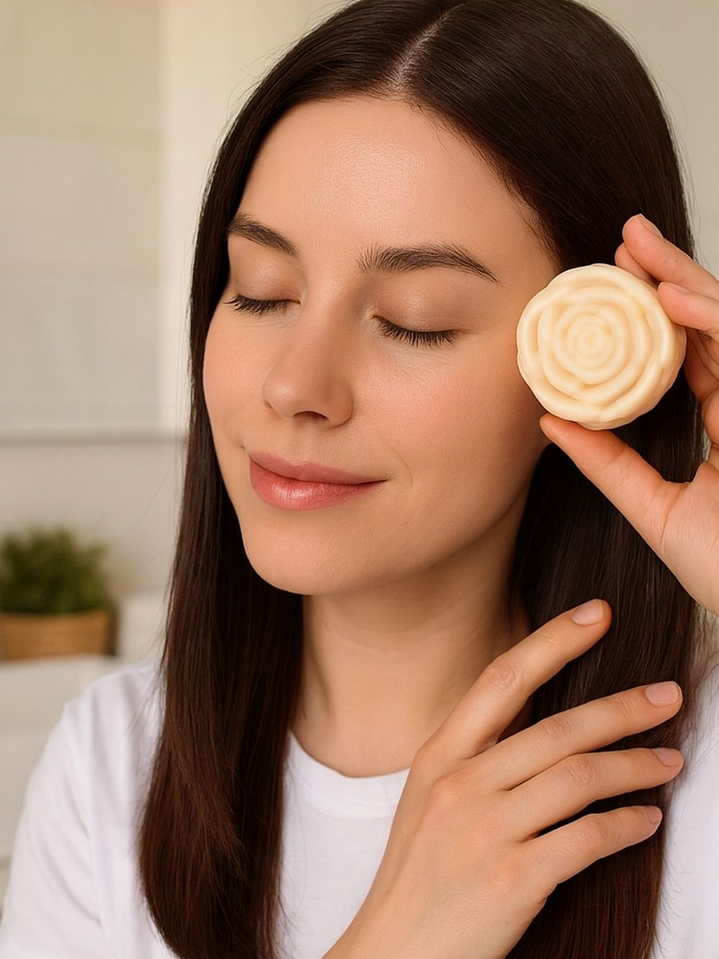 Acondicionador Sólido de Romero, Karité, Cacao y Coco 55g | Hidratación Profunda | Todo Tipo de Cabello | Vegano | Colombia  2