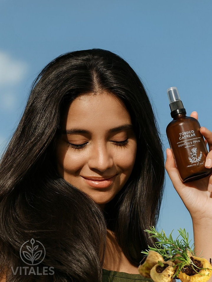 Tónico Capilar Anticaída de Romero y Maca 100 ml | Crecimiento, Fuerza y Equilibrio | Libre de Químicos | Colombia 2