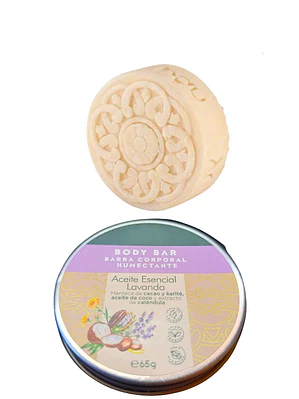 Barra Humectante Natural de Lavanda 65g | Hidratación Profunda, Relajante y Vegana | Libre de Químicos