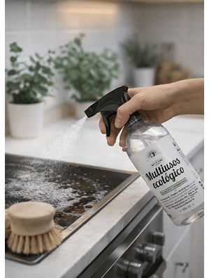 Limpiador Multiusos Eucalipto Ecológico 500 ml | Desengrasante y Desinfectante Natural Antibacterial | 99% Biodegradable | Libre de Químicos Tóxicos