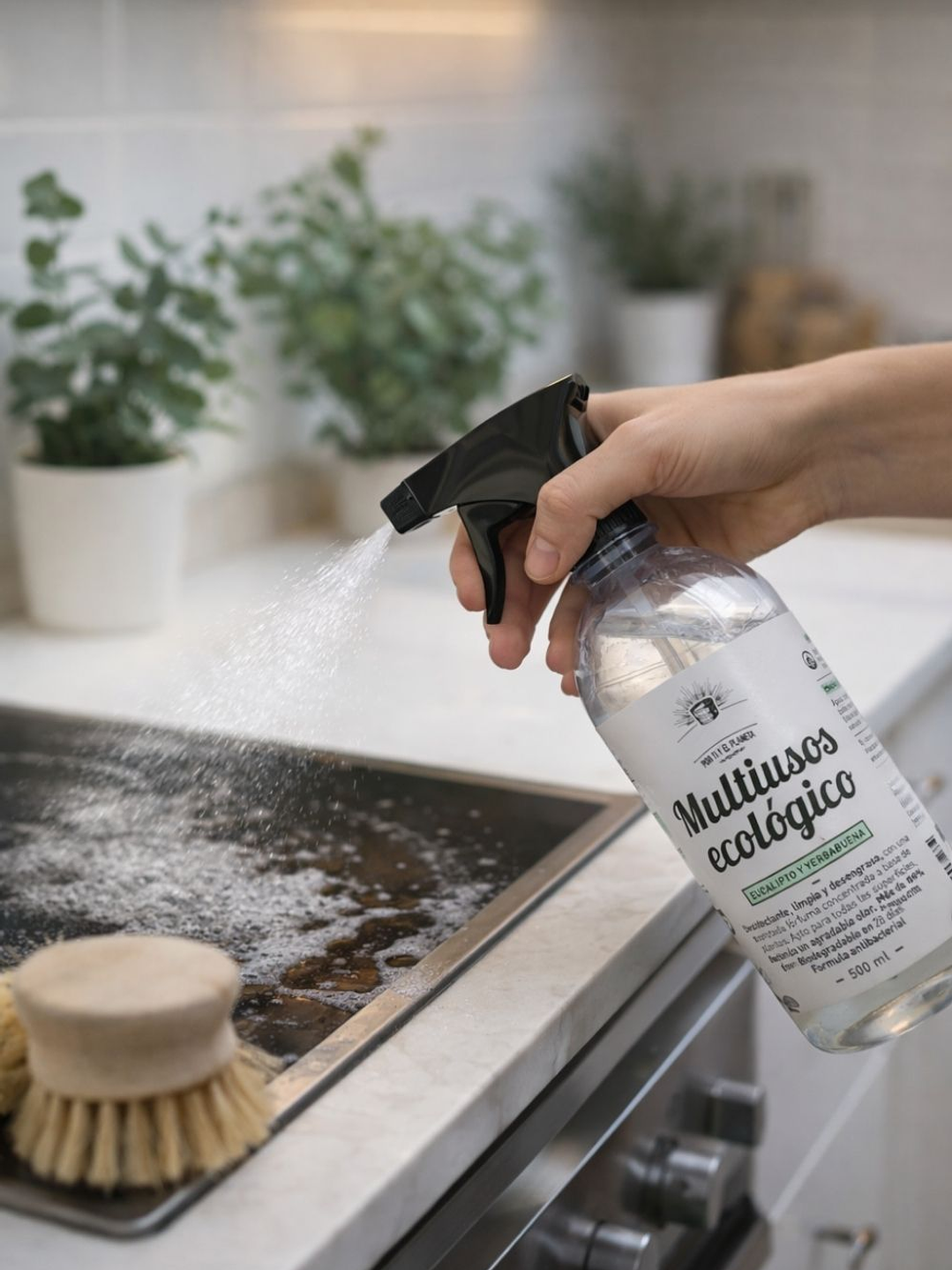 Limpiador Multiusos Eucalipto Ecológico 500 ml | Desengrasante y Desinfectante Natural Antibacterial | 99% Biodegradable | Libre de Químicos Tóxicos 2