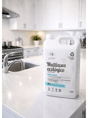 Limpiador Multiusos Eucalipto Ecológico 1 Galón (3,785 L) | Mayor Ahorro y Rendimiento | Desengrasante y Desinfectante Natural Antibacterial | 99% Biodegradable | Libre de Químicos Tóxicos