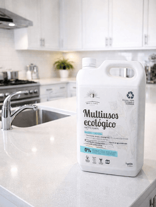 Limpiador Multiusos Eucalipto Ecológico 1 Galón (3,785 L) | Mayor Ahorro y Rendimiento | Desengrasante y Desinfectante Natural Antibacterial | 99% Biodegradable | Libre de Químicos Tóxicos