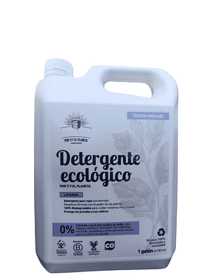 Detergente Ecológico Lavanda Silvestre 1 Galón (3,785 L) | Mayor Ahorro y Rendimiento | Biodegradable | Sin Petroquímicos ni GMO’s | Apto para Bebés y Mascotas