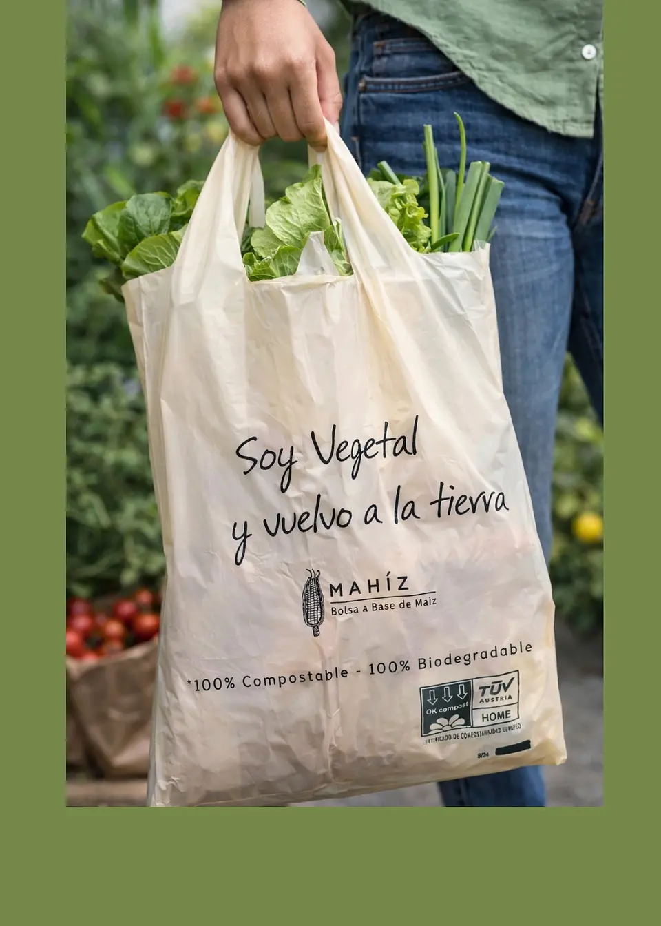 Bolsas Cargaderas de Maíz Compostables x50 | Biodegradables, Resistentes y Sin Microplásticos |Aptas para contacto indirecto con alimentos 2
