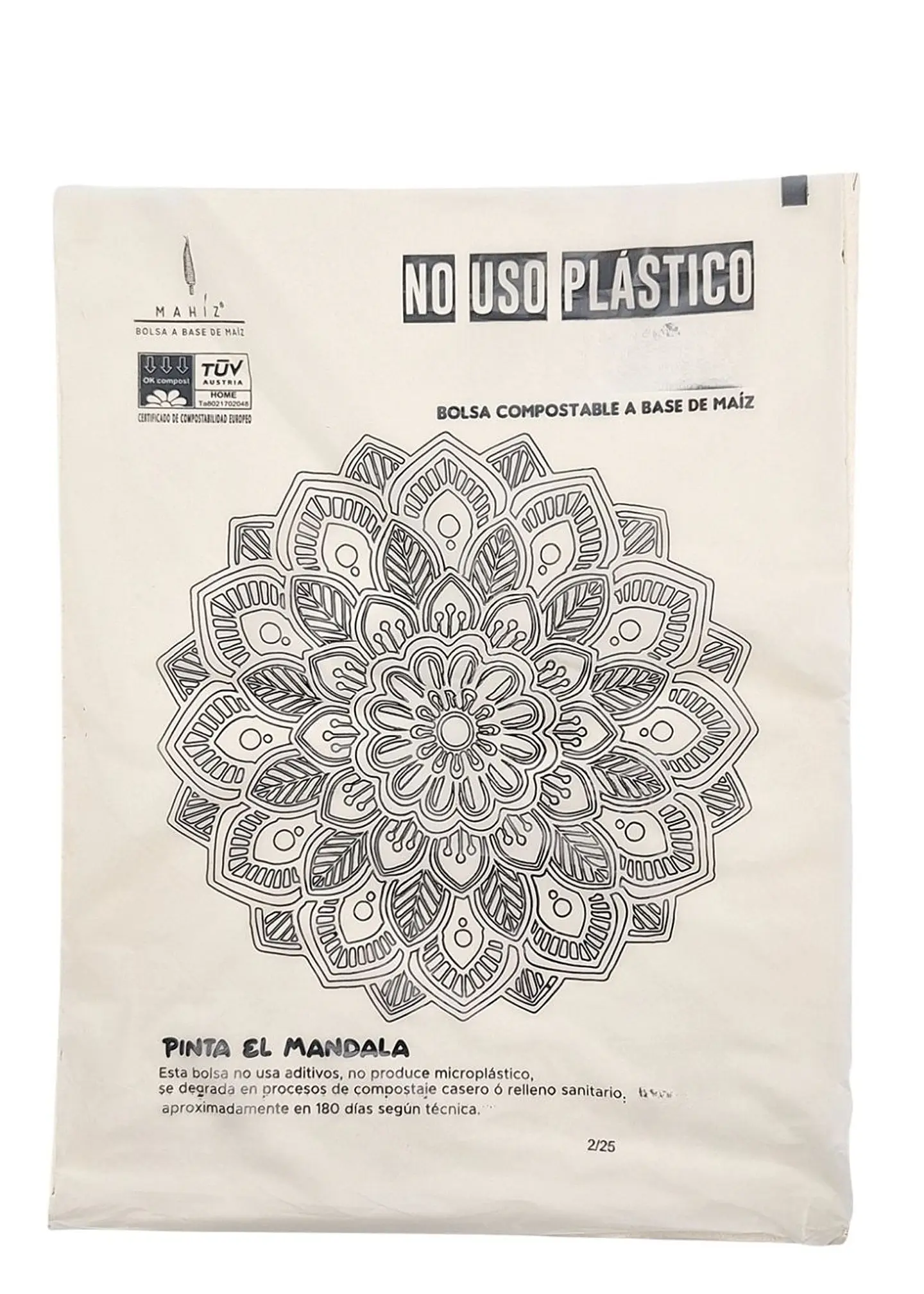 Bolsas Compostables de Maíz Pequeñas x60 (dos diseños por paquete) Recoger Desechos Mascotas -Multiusos | Coloreables, Sin Microplásticos y 100% Biodegradables | 20cm*25Ccm 1