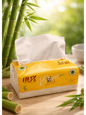 Servilletas de Bambú Triple Hoja x 450 Unidades | Biodegradables, Ultra Absorbentes y Libres de Químicos