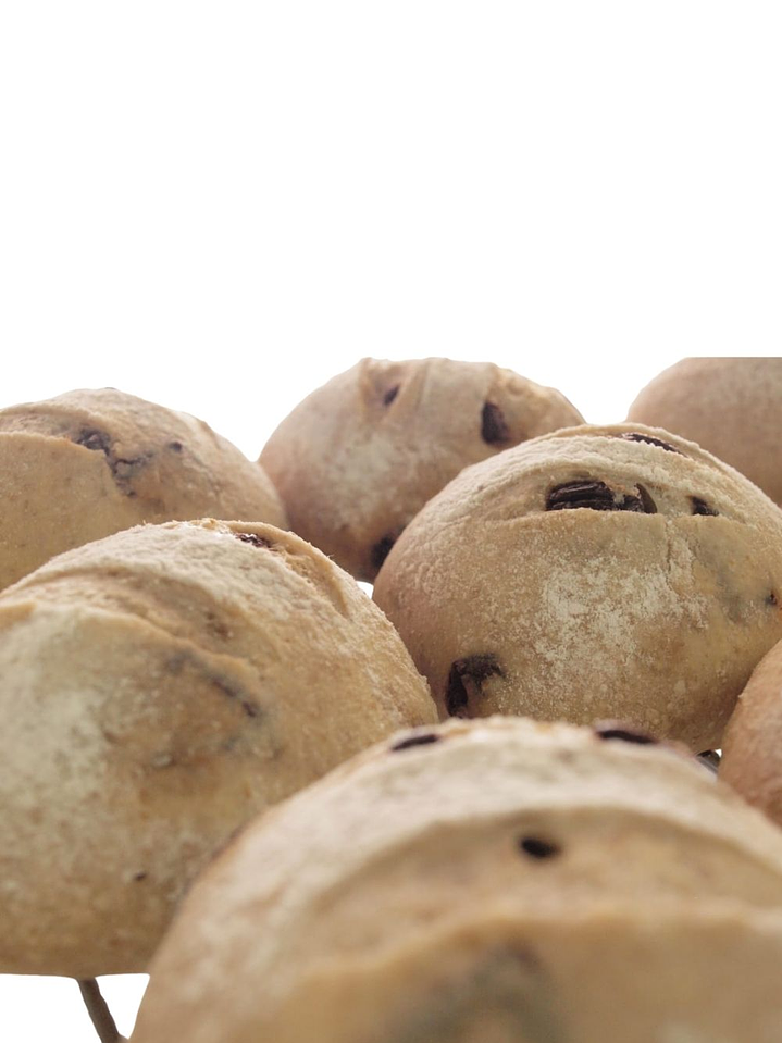 Mogolla Artesanal de Chocolate con Masa Madre horneadas frescas bajo pedido | Sin Conservantes | Pan Natural Fermentación Lenta | Minimo 12 unidades por pedido 3