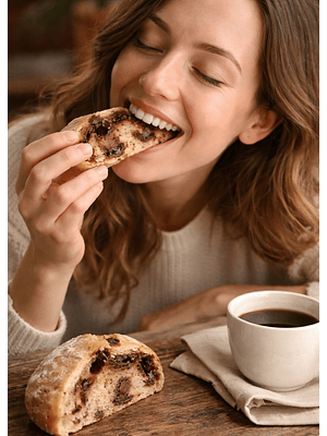 Mogolla Artesanal de Chocolate con Masa Madre horneadas frescas bajo pedido | Sin Conservantes | Pan Natural Fermentación Lenta | Minimo 12 unidades por pedido