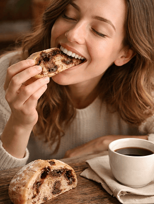 Mogolla Artesanal de Chocolate con Masa Madre horneadas frescas bajo pedido | Sin Conservantes | Pan Natural Fermentación Lenta | Minimo 12 unidades por pedido