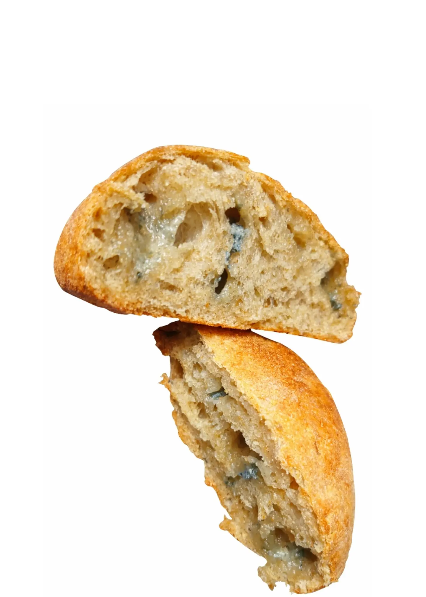 Mogollas Artesanales de Queso Azul | Masa Madre Natural | Hechas Bajo Pedido  | Sin Conservantes | Pan Natural Fermentación Lenta | Mini | Minimo 12 unidades por pedido 1