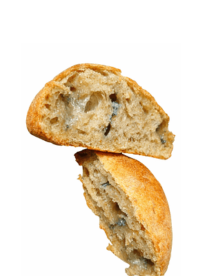 Mogollas Artesanales de Queso Azul | Masa Madre Natural | Hechas Bajo Pedido  | Sin Conservantes | Pan Natural Fermentación Lenta | Mini | Minimo 12 unidades por pedido