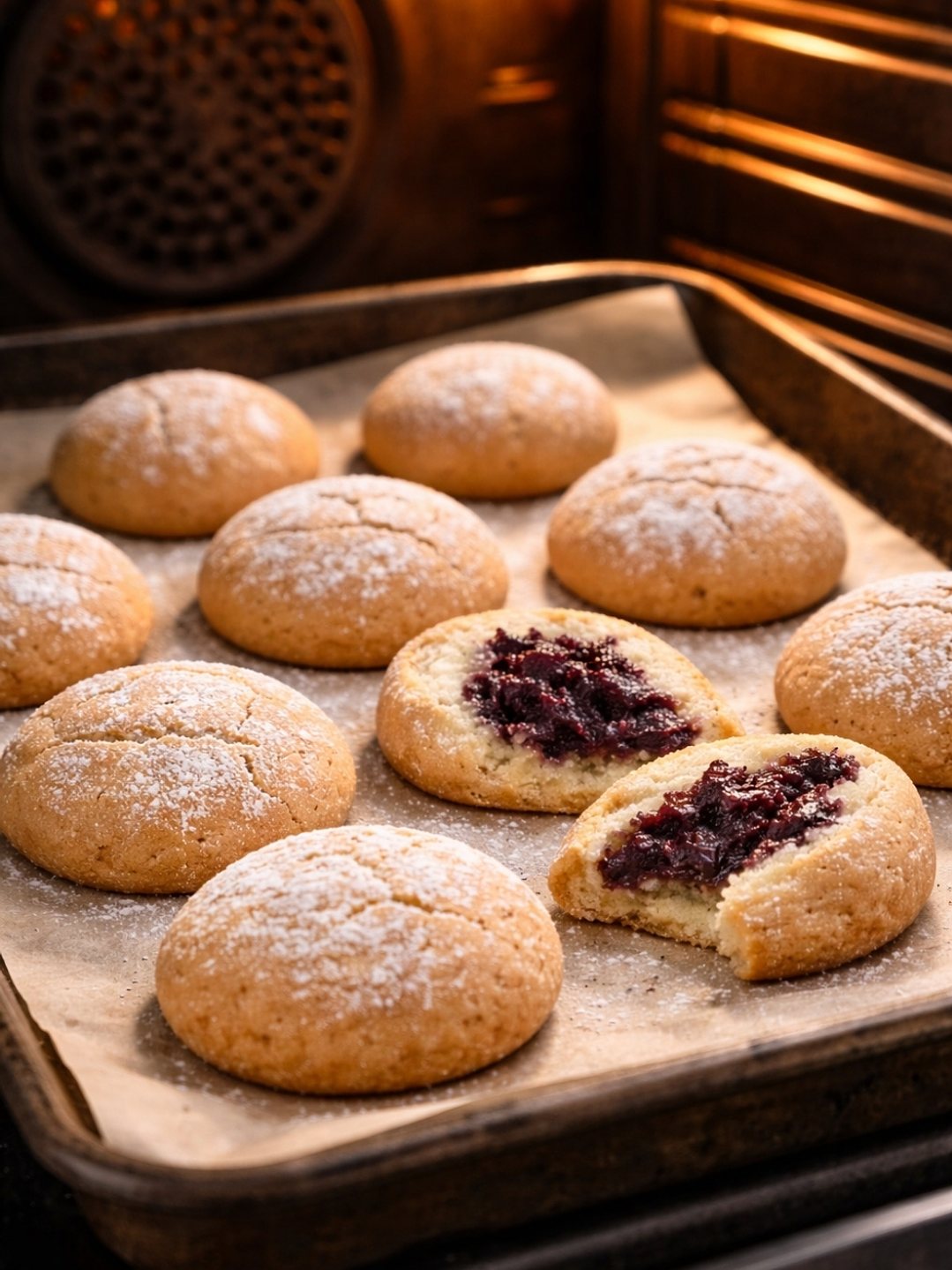 Galleta Artesanal Corazón de Mora & Manzana | Rellena con Confitura Casera | Ideal para Té o Café | Hecho Bajo Pedido | Sin Conservantes | Minimo 24 unidades por pedido 2