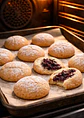 Galleta Artesanal Corazón de Mora & Manzana | Rellena con Confitura Casera | Ideal para Té o Café | Hecho Bajo Pedido | Sin Conservantes | Minimo 24 unidades por pedido - Miniatura 2