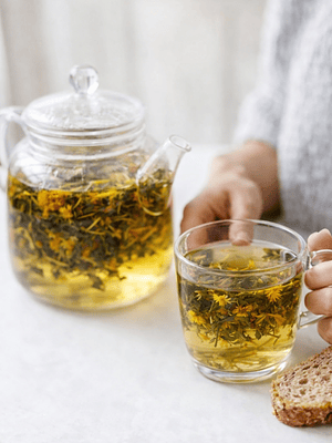 Bolsa Infusión Herbal Orgánica 7 Hierbas: Caléndula, pronto alivio, romero, estragón, menta, cidrón y ajenjo 20g | Rinde 15L | Sabor Natural | Empaque de Algodón